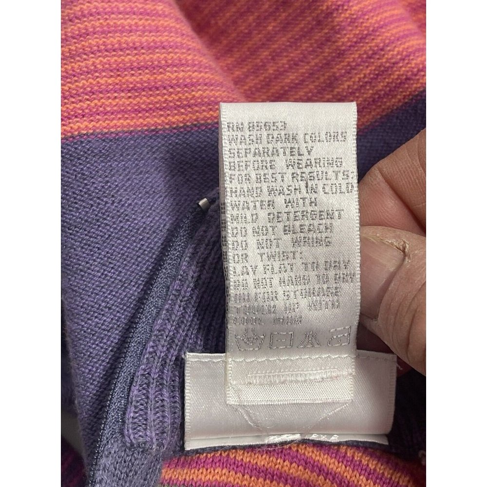 KORET Petites sweater sz P Long Sleeve Mock Turtleneck Multi Color - Picture 6 of 8